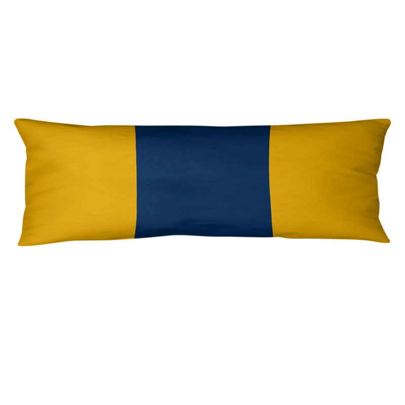 Polyester Medium Pillow, Tennessee Football, Yellow/Blue Middle