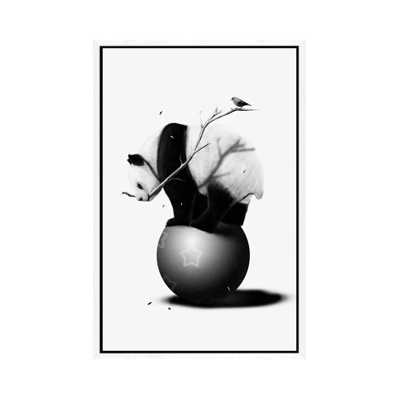 Balance by Nicebleed - Print on Canvas, 101.6cm H x 66.04cm W x 3.81cm D, White Framed