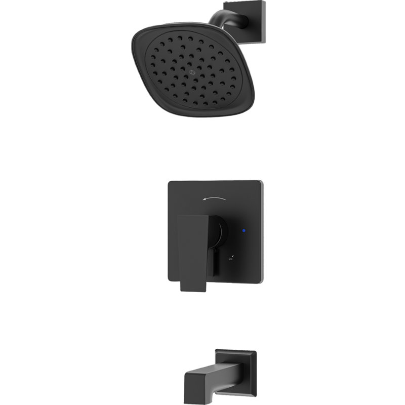 Garniture de baignoire et de douche Verity avec inverseur intégré Versaflex
