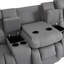 Andreaz 3 Seater Linen Reclining Sofa-892963342