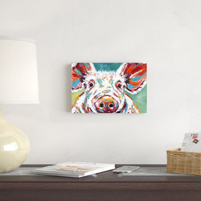 «Piggy II» par Carolee Vitaletti - reproduction d'art sur toile tendue