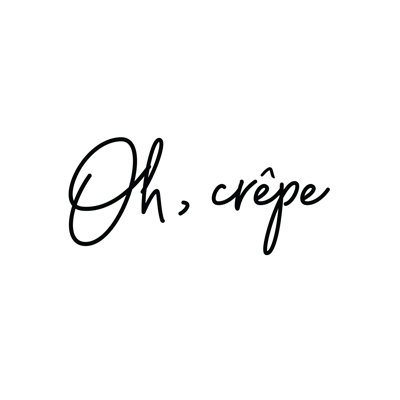 Oh Crepe - Wrapped Canvas Print