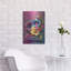  «Flower Paint Splash 1» par Rey Klimt, art mural en métal, 16 po x 24 po-570014300
