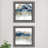 Waters Edge - ensemble de 2 peintures encadrées