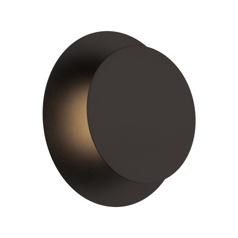 Moonglow LED Wall Sconce, Black, 2700