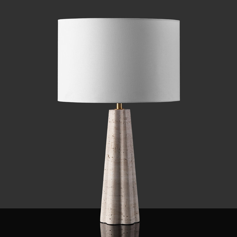 Naveen Travertine Table Lamp
