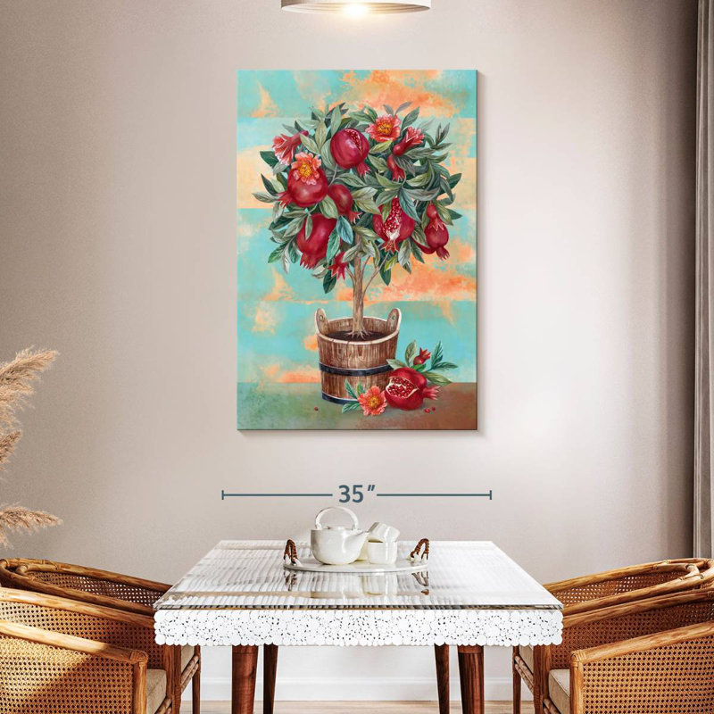 Harnek Pomegranate Tree, 48" H x 32" W