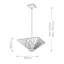 Cherlonda 2 - Light Black Geometric Pendant