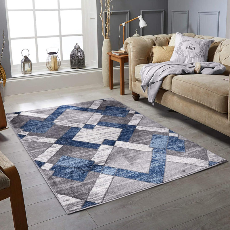 Cassista Abstract Area Rug, Rectangle 80 x 150cm