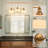 3-light Vanity Light With Bright White Ceramic Shades-919924319