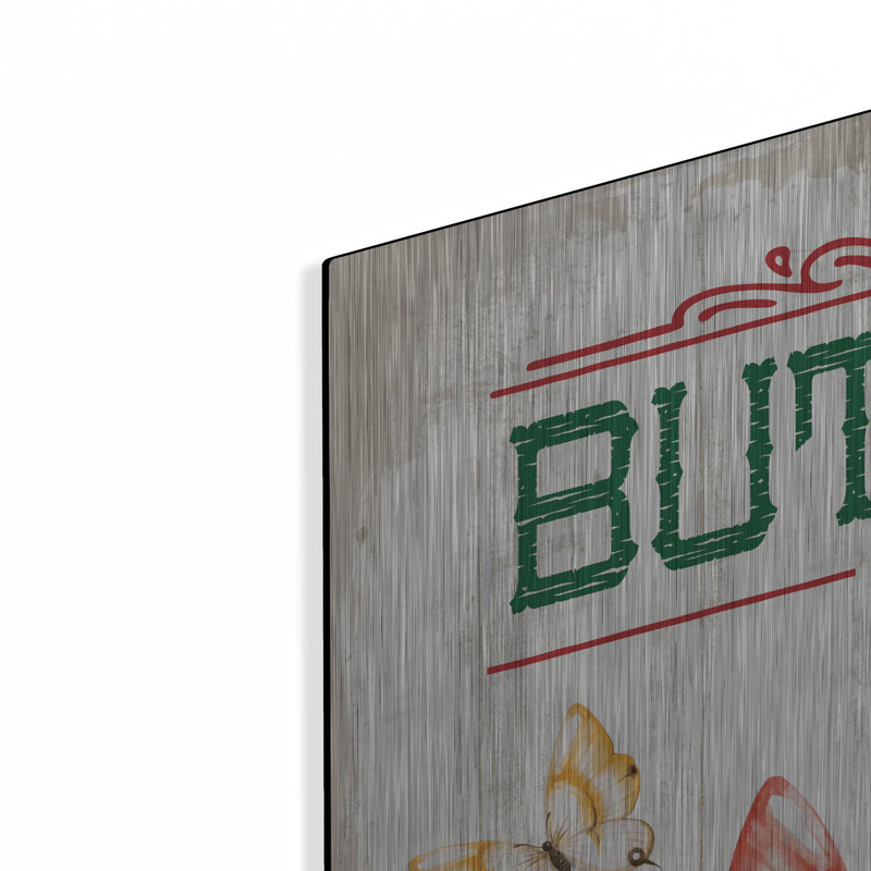 «Butterly Farm» par Mollie B Art, H 36 po x l 36 po