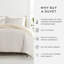 Ensemble de housse de couette 3 pièces à motif ultra doux - Serenity-128498595-128498600