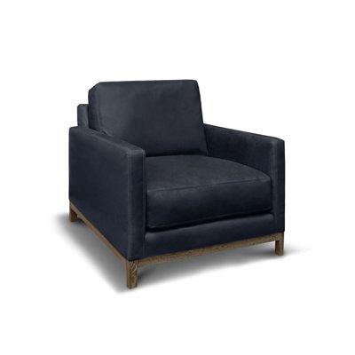 Fauteuil en cuir véritable l 32 po Kien
