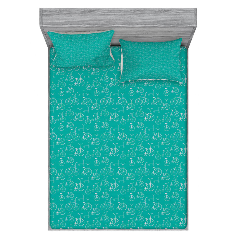 Microfiber Sheet Set, Queen Sheet Set with Fitted Sheet