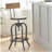Adjustable Height Swivel Bar Stool, with Beech