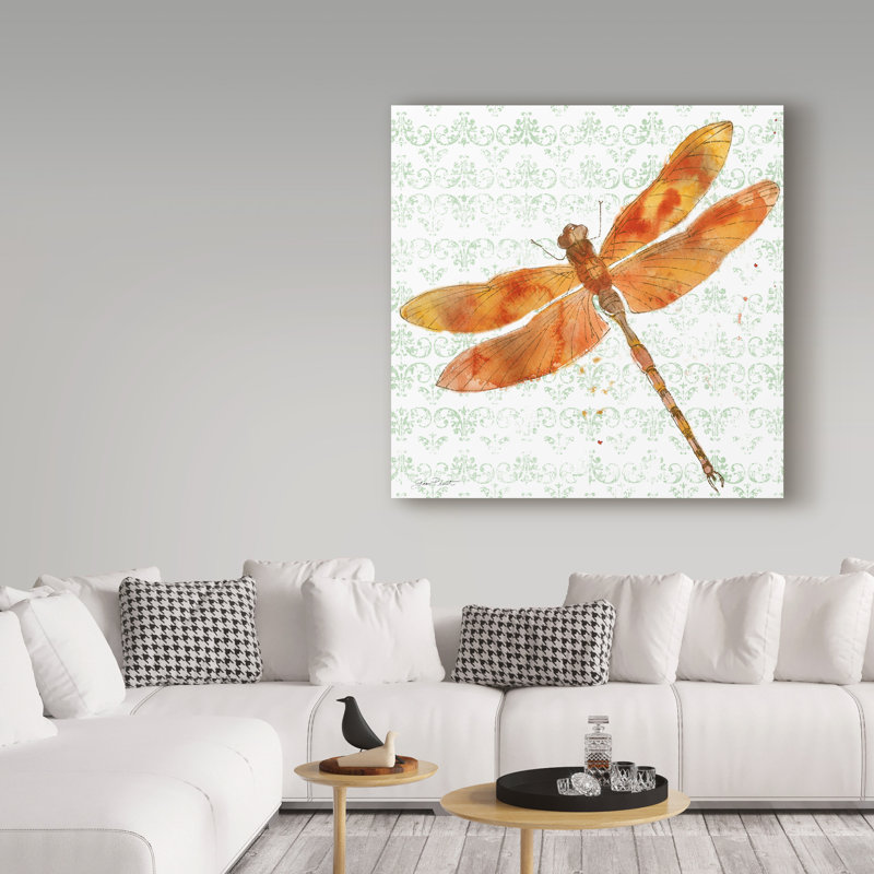 Deagen «Dragonfly Bliss 4», impression sur toile tendue, H 14 po x l 14 po x P 2 po