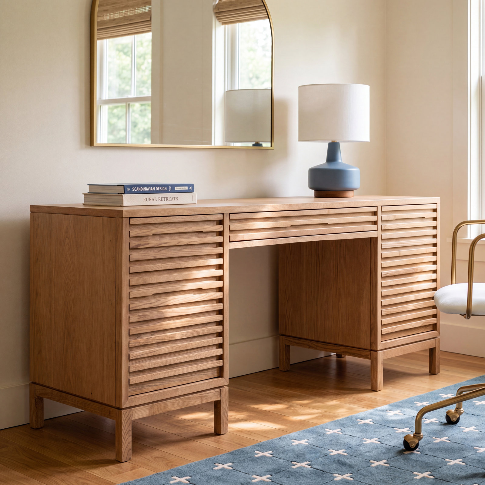 Finnian 72 " Computer Desk, Tan