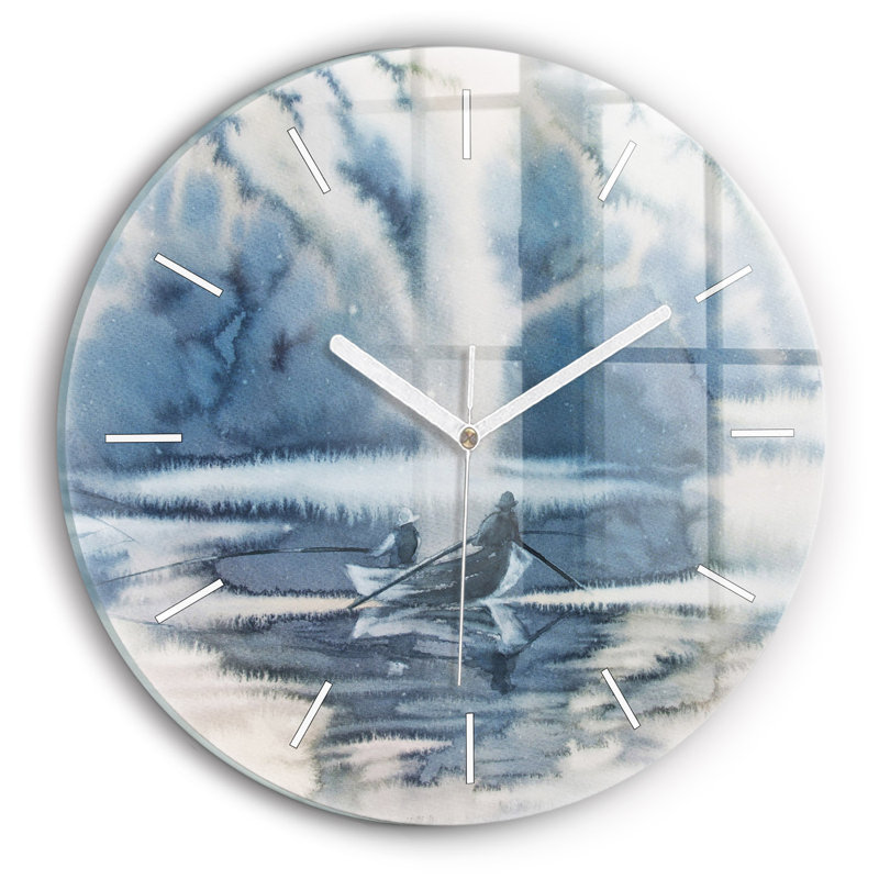 Glass Wall Clock