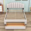 Lit plateforme tapissier Aureliano-2053297377
