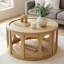 Table basse 31,5 "moderne avec rangement ouvert