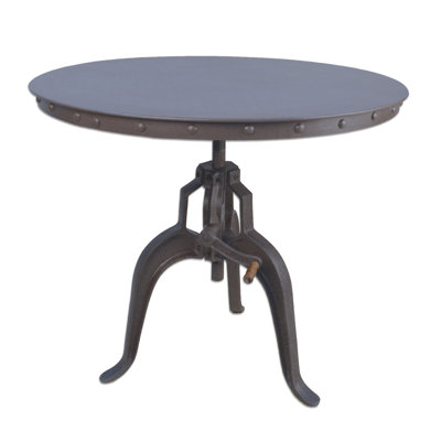 Gulustan Adjustable Height Three Leg Base Round Top Dining Table