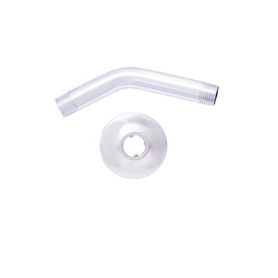 6" Angled Shower Arm with Flange