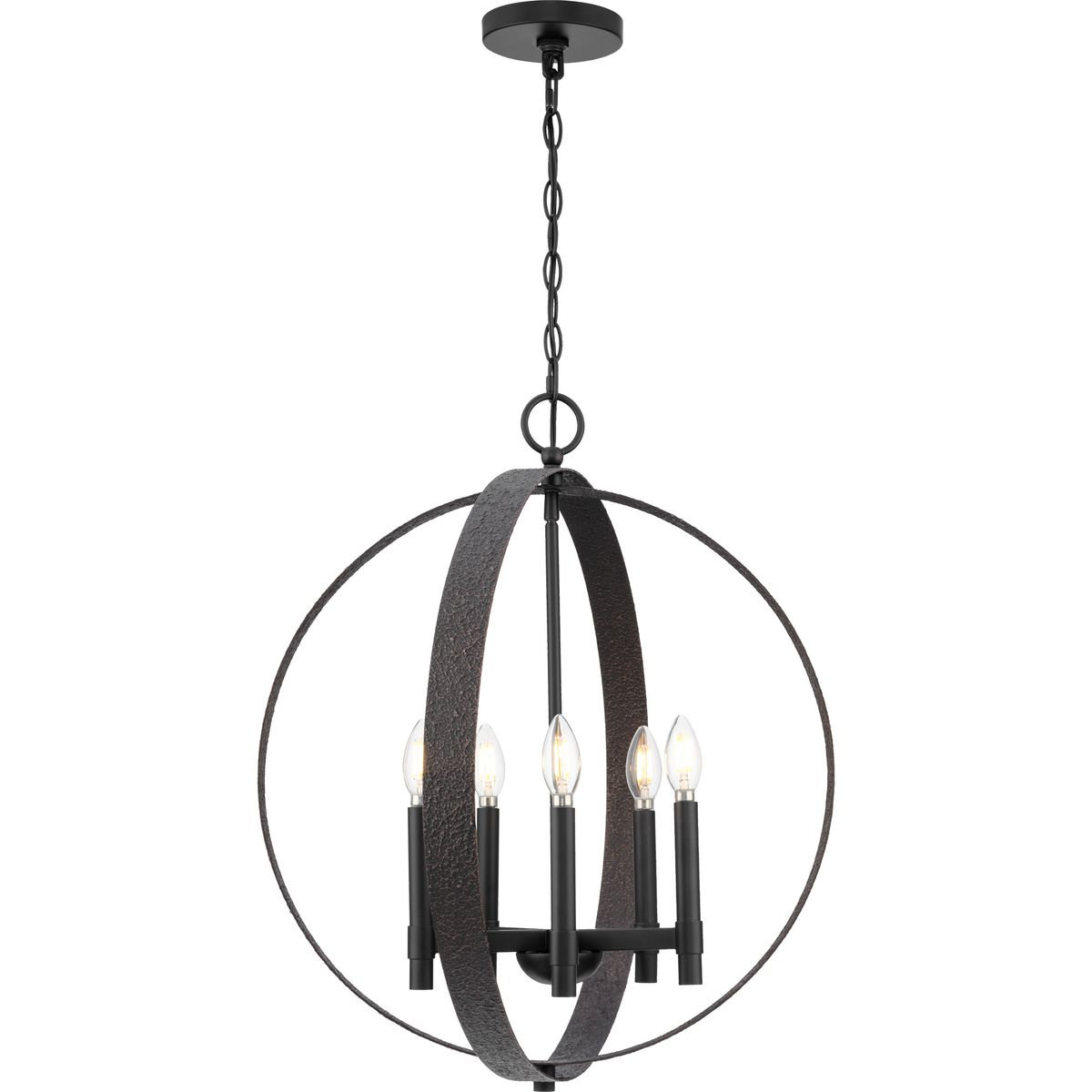 Gracie Oaks Five-Light Rustic Modern Pendant | Wayfair