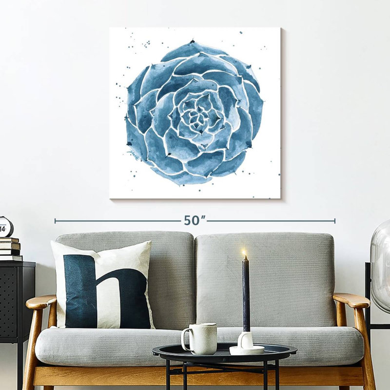 Midnight Succulent II, 30" H x 30" W