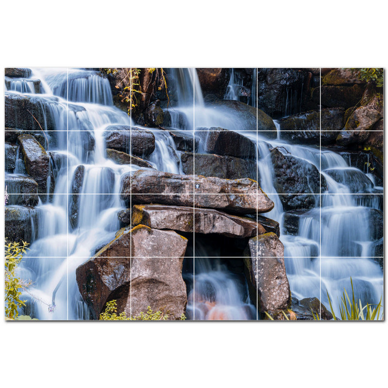 6'' x 6'' Satin Ceramic Decorative Mural