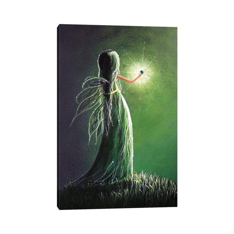Emerald Fairy - impression sur toile tendue, H 26 po x l 18 po x 1,5 po