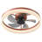 Frauly 19.7 Inch Led Enclosed Low Profile Ceiling Fan With Light-1215559985-1250884229