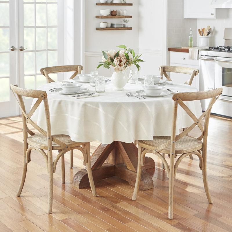Nappe Ramiro Elegance, Rond 90 po x l 90 po, Beige