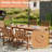 7 Piece HIPS Weather-Resistant Patio Dining Set with Umbrella Hole, Heavy Duty Dining Table Set for 6, Easy Assembly Patio Table and Chairs for Patio, Yard, Poolside-1659437776