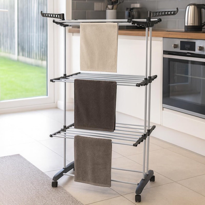 Bomera Metal Foldable Freestanding Drying Rack