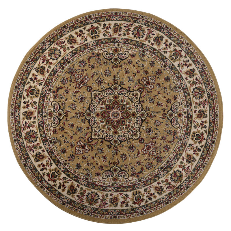 Round Oriental Area Rug, Round 133cm