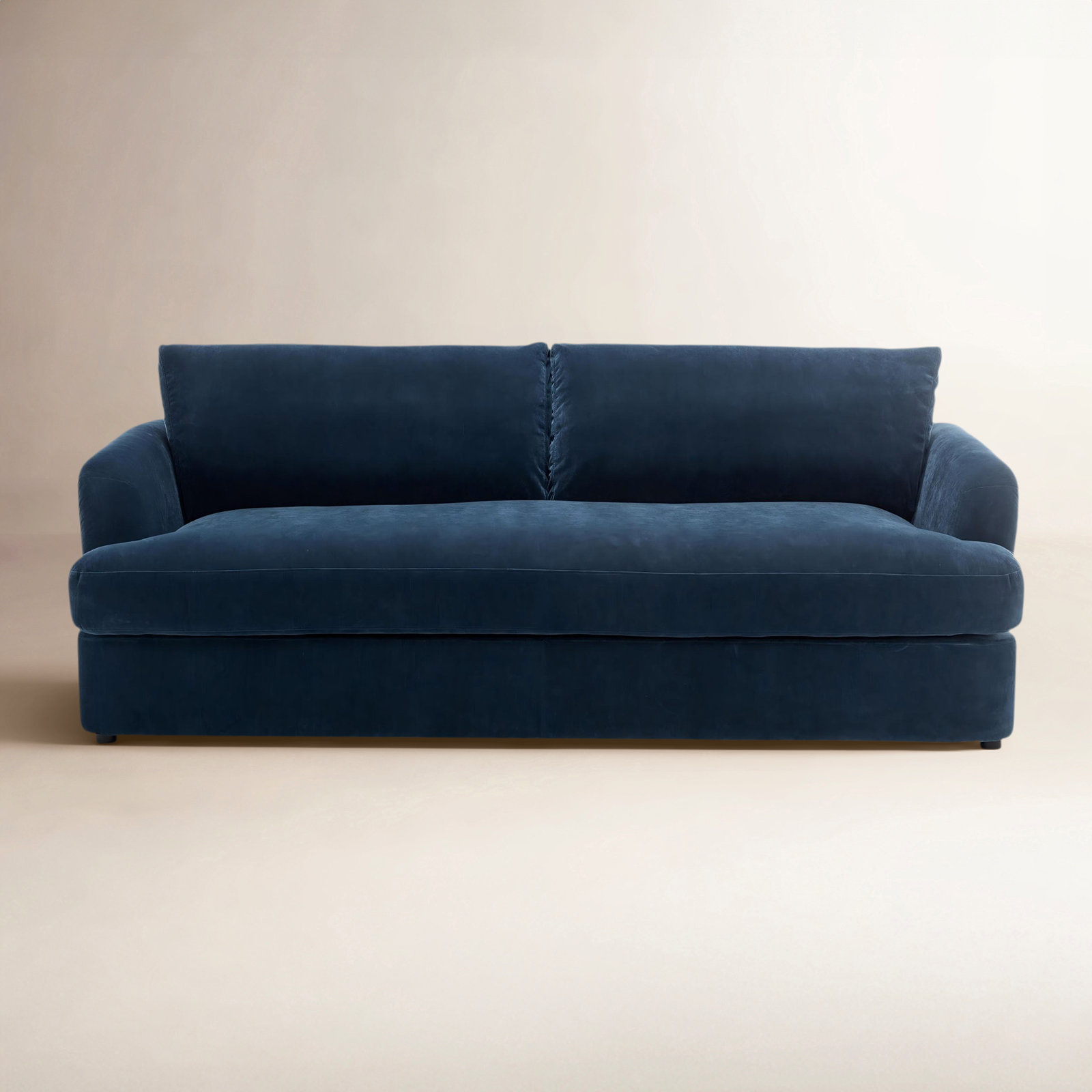 Alameda 86" Velvet Sofa, Pacific Velvet