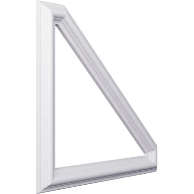 Endurathane Tobias Ceiling Tile, 8 7/8"H x 8 7/8"W x 1/2"P, Factory Primed