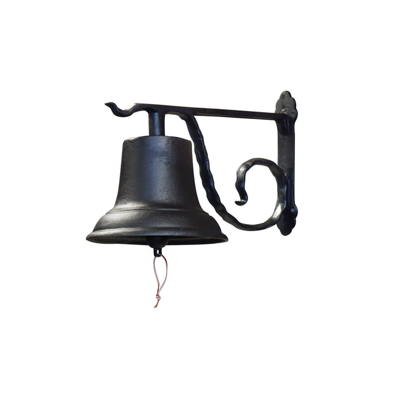 Doorbell Hanging Bell, 13" H x 11.5" W x 20" D, Dark Turquoise