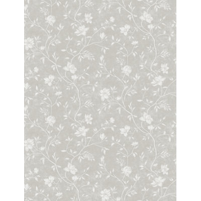 Spring Blossom Magnolia Floral Vine 33' L x 21" W Wallpaper Roll