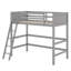 Lit mezzanine en bois avec échelle-1672596526