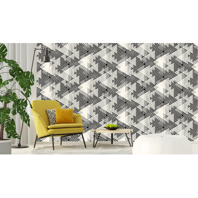 Rouleau de papier peint auto-adhésif L 10 pi x l 24 po Mccartney Royal Lily