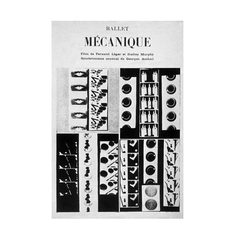 Inconnu, ballet mécanique, 1924, art sur toile, H 19 po x l 12 po