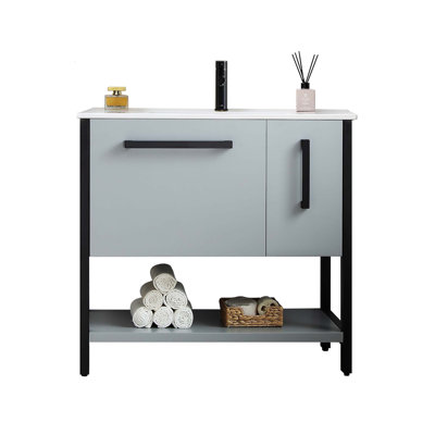 Meuble-lavabo simple 36 po avec lavabo