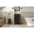 16-Inch Bathroom Vanity With Ceramic Sink, Freestanding Single Vanity Set With Soft Closing Door, Adjustable Shelf, French Style, Feet, Black-211476020