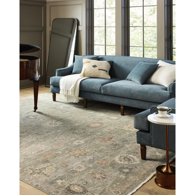 Banisha Hand Knotted Area Rug, Rectangle 8' x 10'
