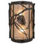 Rustic Lodge 2 - Light Flush Mounted Sconce-16183303-125013075