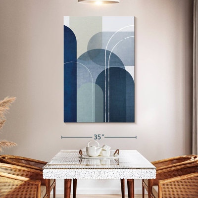 Avery Blue Linen Mountains II