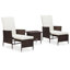 Chaise longue 3 pièces avec coussins-57393203-57393204