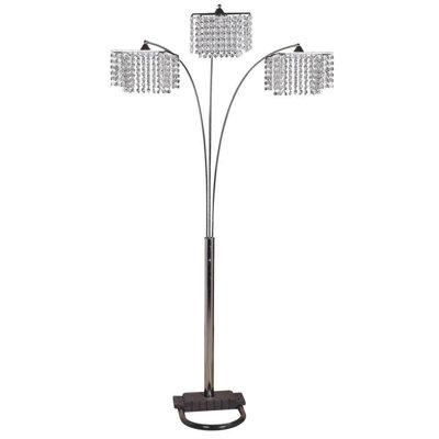 84'' Chrome Tree Floor Lamp