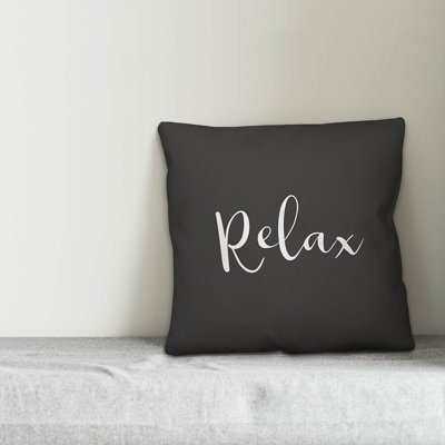  Relax Bold Indoor/Outdoor Throw Pillow